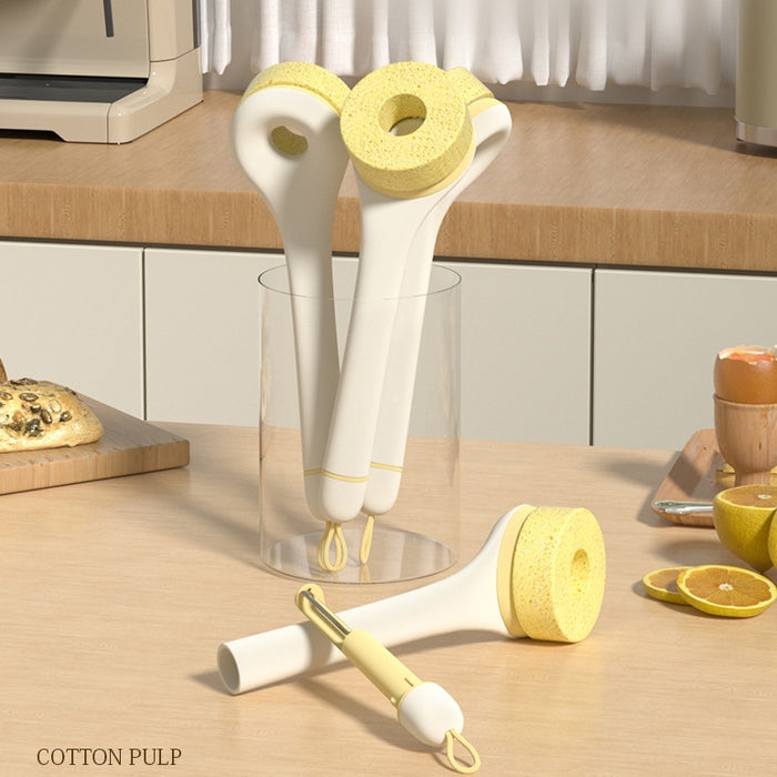 Wood Pulp Kitchen Cleaning Brush